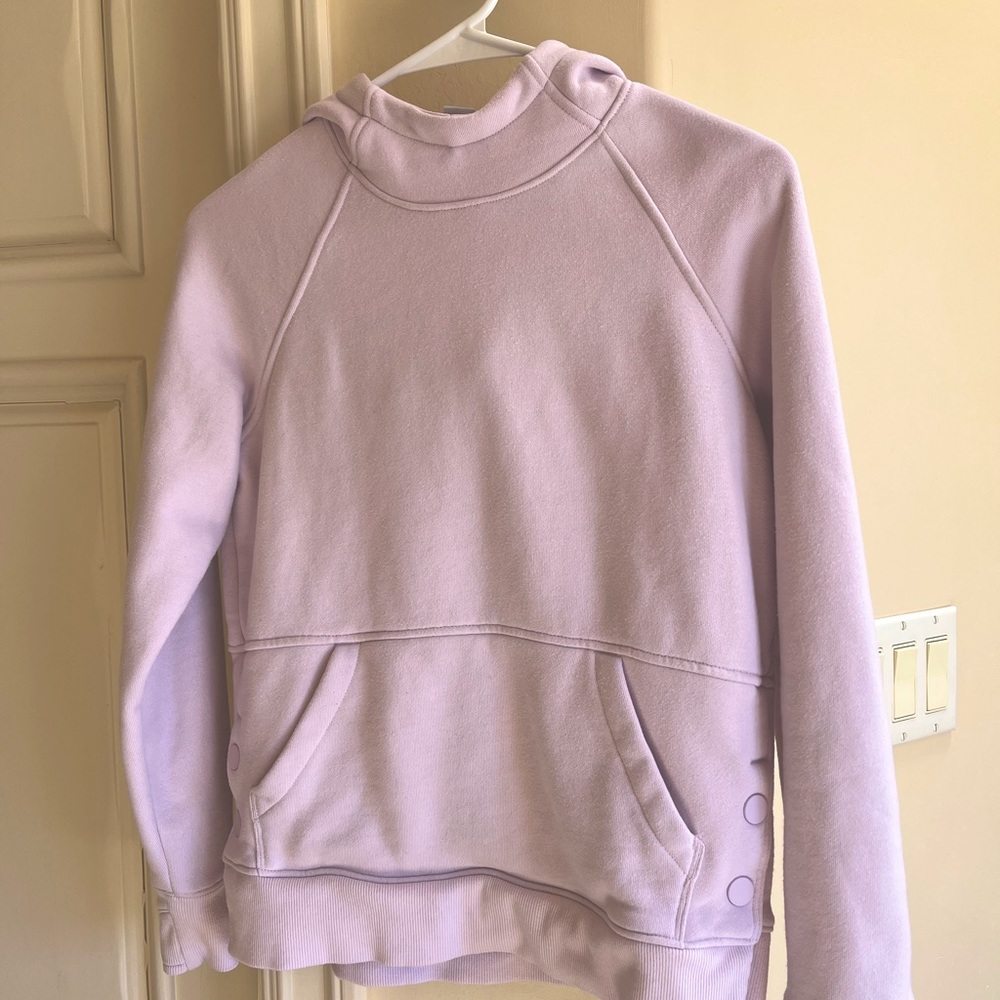 Lavender color girls hoodie by Athleta girl